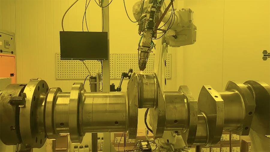 cranshaft laser cladding 1